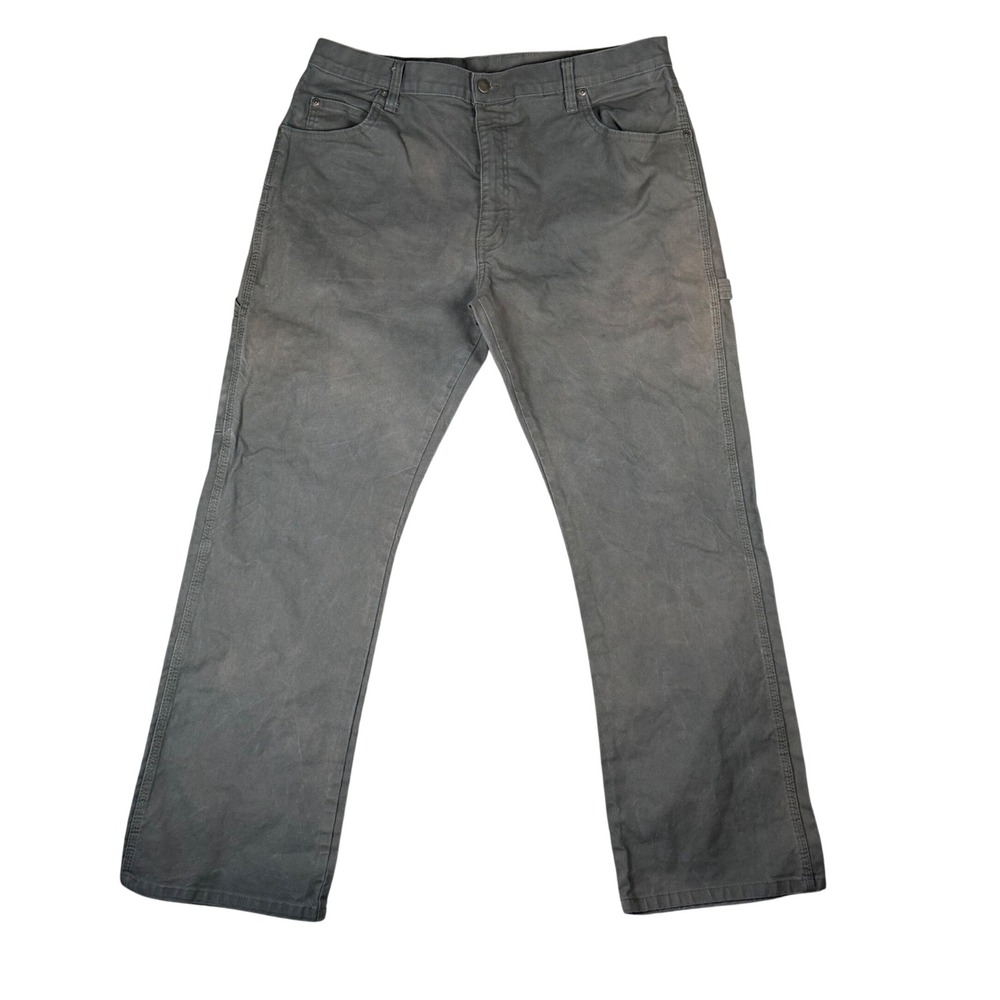 Dickies Mens EU1939RMS Olive Green Stretch Duck Canvas Carpenter Pants 36x30